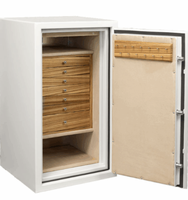 Derrick - Amethyst Jewelry Safe in Alabaster