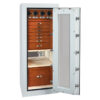 Emerald in Alabaster in Satin Chrome, Cherry, Champagne, 7 Drawers, File, 4 Watch Winders, Mirror