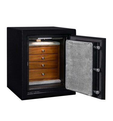 Ricky - C15 Jewelry Safe in Textured Black