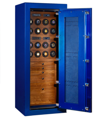 Luke - Emerald RSCII Watch & Jewelry Safe in Cobalt Blue
