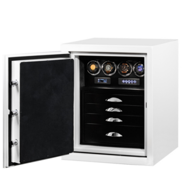 Max - Sapphire (Left Swing) Jewelry Safe in Alabaster