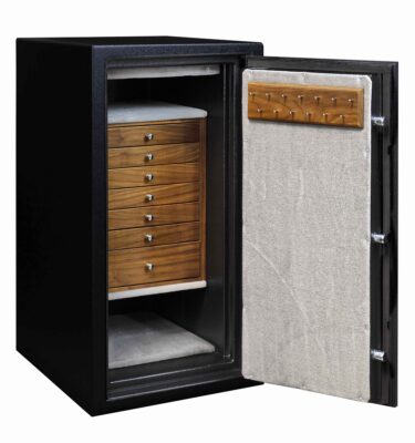 Benji - C34 Jewelry Safe in Textured Black