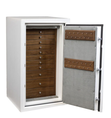 Paulina - C34 Jewelry Safe in Textured White