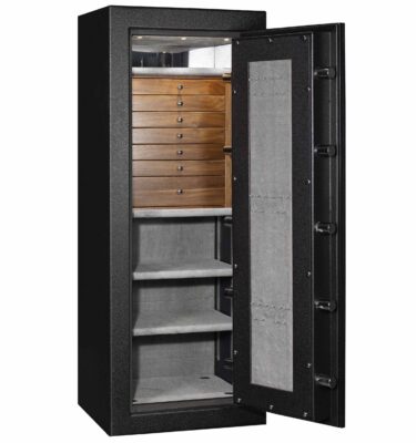Dotty - C54 Jewelry Safe in Textured Black