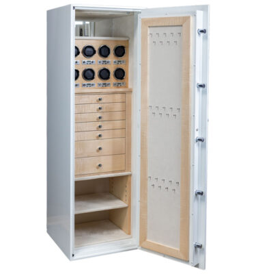 Jazmine - Emerald TL15 Watch & Jewelry Safe in Alabaster