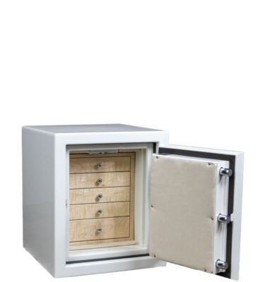 Sadie - Topaz Small Jewelry Safe in Alabaster