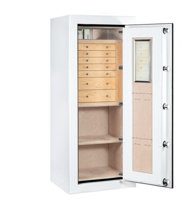 Daniella - Emerald RSCII Jewelry Safe in Alabaster
