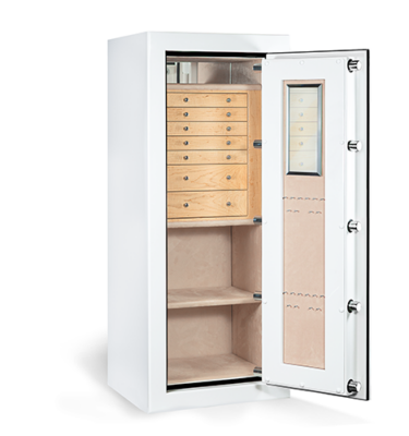 Daniella - Emerald RSCII Jewelry Safe in Alabaster