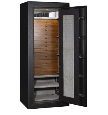 Monty - C54 Jewelry Safe in Textured Black
