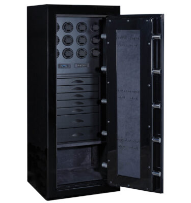 Mark - Emerald Watch & Jewelry Safe in Onyx