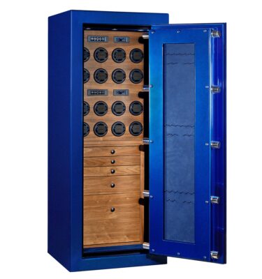 Luke - Emerald RSCII Watch & Jewelry Safe in Cobalt Blue