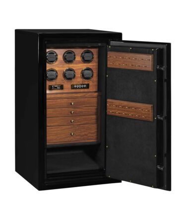 Abraham - Amethyst Jewelry & Watch Safe in Onyx