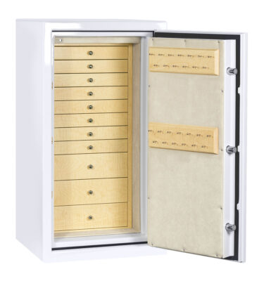 Joe - Amethyst Jewelry Safe in Alabaster