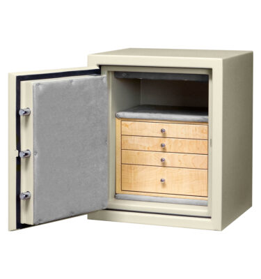 Morgan - C21 (Left Swing) Jewelry Safe in Textured Parchment
