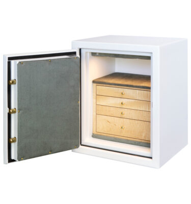 Pong - C21 (Left Swing) Jewelry Safe in Textured White