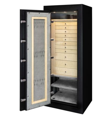 Blink - C54 (Left Swing) Jewelry Safe in Textured Black