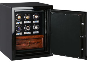 Sapphire in Onyx, Bocote and Ebony with 6 Winders + 2 Drawers