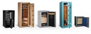 Luxury Safes in multiple colors, sizes, options, features, and configurations. Ready to ship in 3-5 days - Tall safe, medium, short safe, compact safe, Gold jewelry safe, metallic safe, black safe, small personal safe for home use, safes for business use.