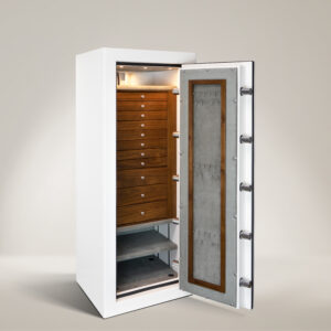 Deborah - C54 RSCII Jewelry Safe in Textured White